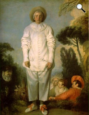 Jean-Antoine Watteau: Pierrot (Gilles), 1717-1719 (Fotó: WikiArt)