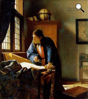 Johannes Vermeer: A geográfus, 1669 (Fotó: Wikimédia)