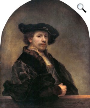 Rembrandt van Rijn: Önarckép (Fotó: Szépművészeti Múzeum)