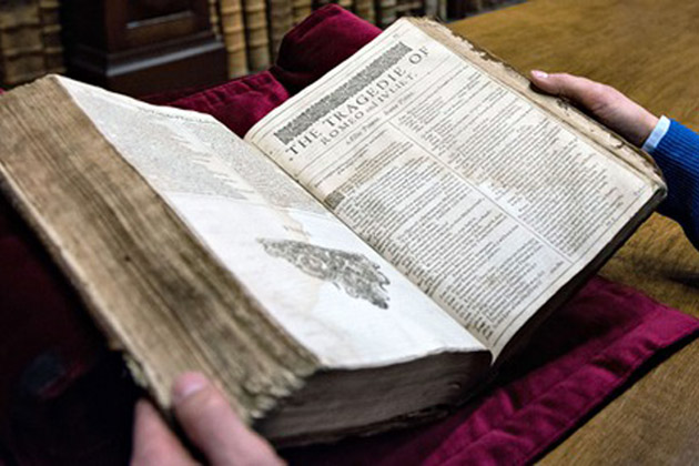 William Shakespeare: Első fólió (Fotó:  CASO)