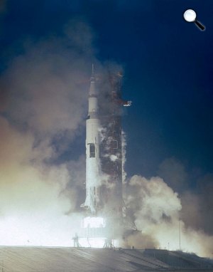  Apollo-12 indulása a Kennedy Űrközpontból (Fotó: NASA)
