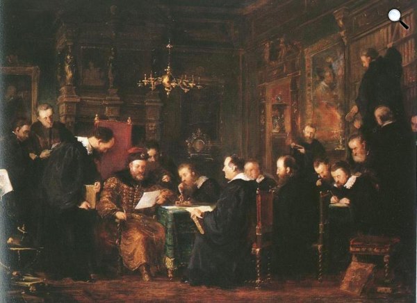 Dósa Géza: Bethlen Gábor tudósai körében, 1869 (Fotó: MNG)