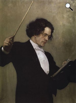 Ilja Jefimovics Repin: Anton Rubinstein zeneszerző, 1887 (Fotó: Wikiart)