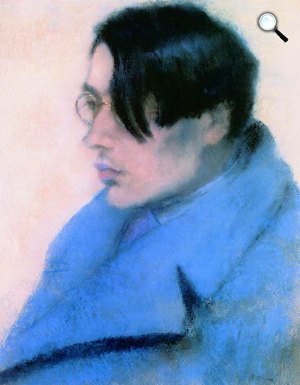 Rippl-Rónai József: Szabó Lőrinc, 1923 (Fotó: Wikiart)
