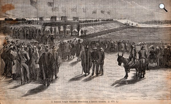 A Szuezi Csatorna átadása, 1869 (Fotó:  Képes Világ/Wikipédia)