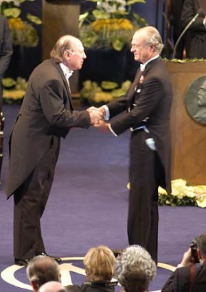 Kertész Imre Nobe-díj átadása (Fotó: nobelprize.org)