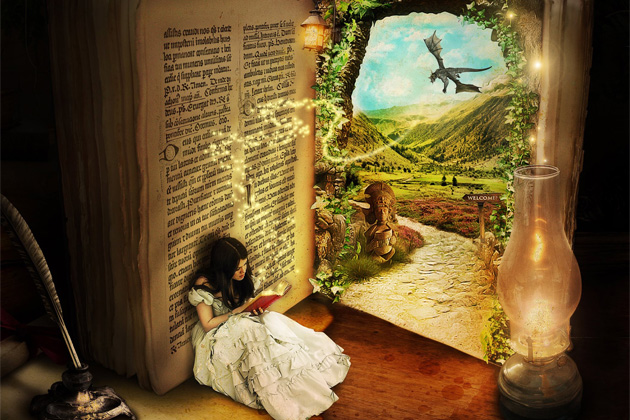 Mese,  fantázia, olvasás