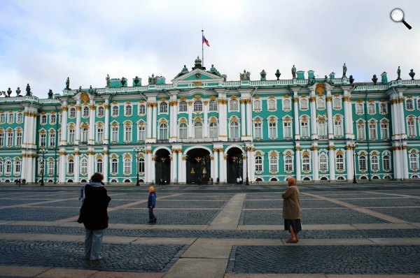 Ermitázs, Téli Palota, Szentpétervár (Fotó: Wikimedia)