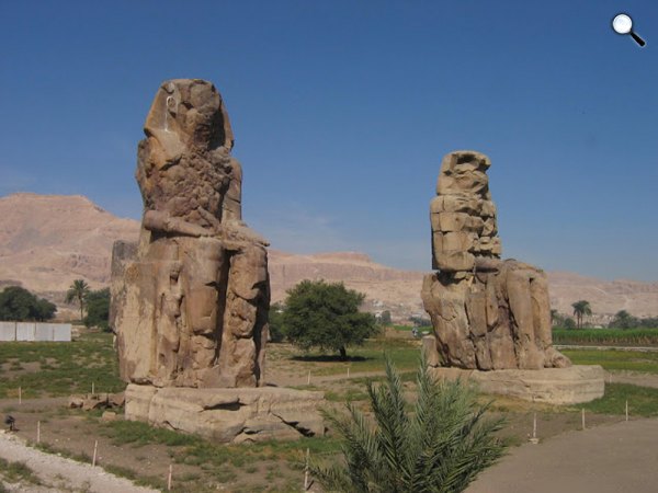 III. Amenhotep fáraó szobra, Luxor (Fotó: AFP)