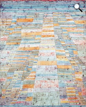 Paul Klee: Főút és mellékút, 1929 (Fotó: Museum Ludwig, Köln/Wikiart)