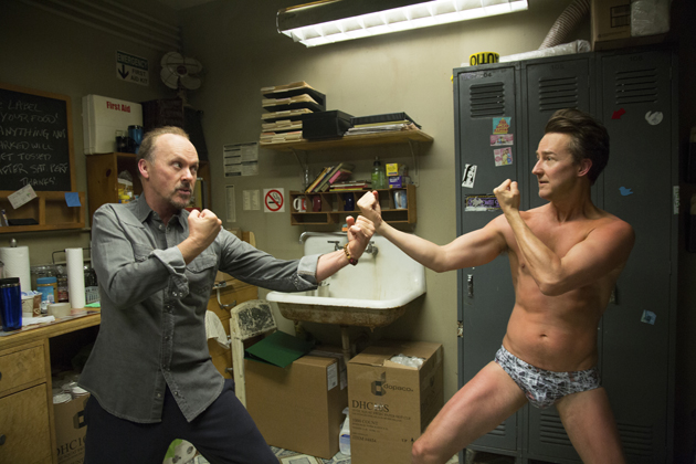 Birdman, Michael Keaton, Edward Norton (Fotó: InterCom)