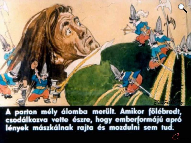 Zórád Ernő - Jonathan Swift: Gulliver Lilliputban 06 (Fotó: zoraderno.hu)