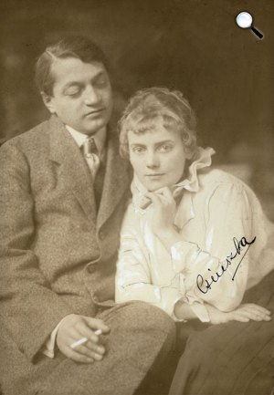Székely Aladár: Ady és Csinszka (Boncza Berta), 1915 (Fotó: PIM)