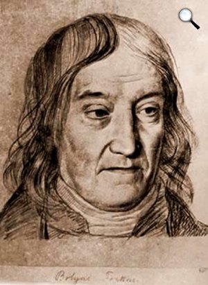 Bolyai Farkas matematikus, Szabó János rajza  (Fotó: OSZK)