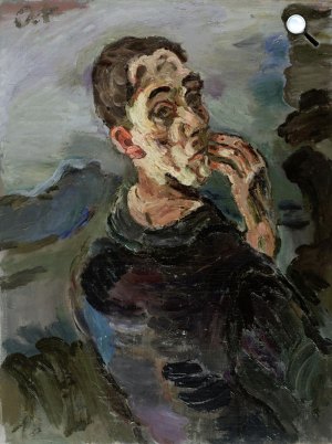 Oskar Kokoschka: Önarckép,  (Fotó: Wikiart)