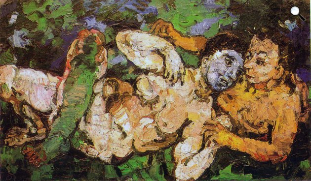 Oskar Kokoschka: Pogányok, 1918 (Fotó: Wikiart)