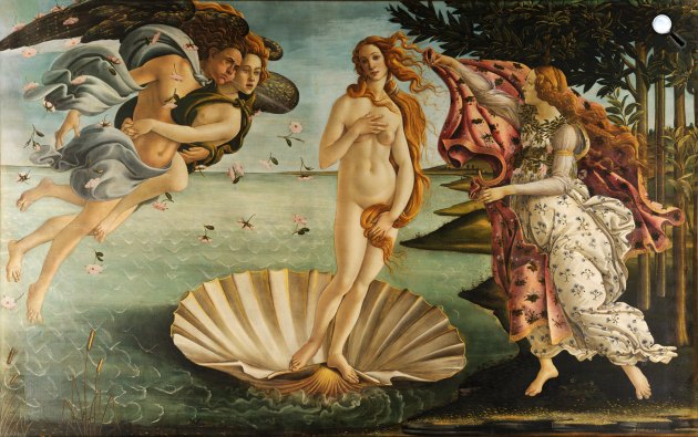 Sandro Botticelli: Vénusz születése, 1483-86 (Fotó: Wikiart)