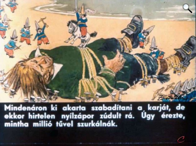 Zórád Ernő - Jonathan Swift: Gulliver Lilliputban 07 (Fotó: zoraderno.hu