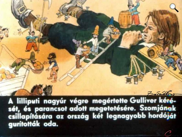 Zórád Ernő - Jonathan Swift: Gulliver Lilliputban 09 (Fotó: zoraderno.hu)