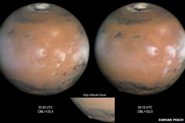 Mars folt (Fotó: Damian Peach/BBC)