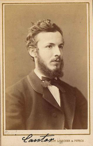 Georg Cantor matematikus, 1870 körül (Fotó: Wikipédia)