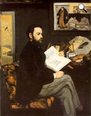 Edouard Manet: Émile Zola portréja, 1868 (Fotó: Wikiart)