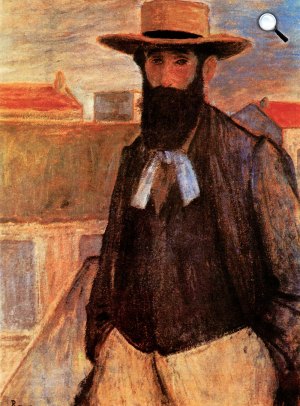 Rippl-Rónai József: Aristide Maillol, 1899 (Fotó: Wikiart)