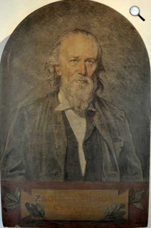 Székely Bertalan: Zsolnay Vilmos keramikus mester, 1894 (Fotó: Nemzeti Portrétár)