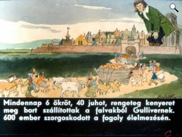 Zórád Ernő - Jonathan Swift: Gulliver Lilliputban 14 (Fotó: zoraderno.hu)