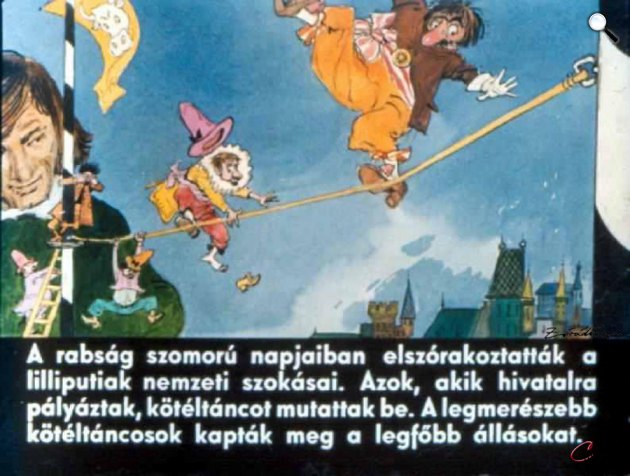 Zórád Ernő - Jonathan Swift: Gulliver Lilliputban 19. (Fotó: zoraderno.hu)