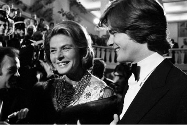 Ingrid Bergman és Robertino Rossellini a Cannes-i Filmfesztiválon, 1973 (Fotó: festival-cannes.fr/THEVENIN/SIPA)