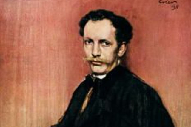 Fritz Erler: Richard Strauss zeneszerző, 1898, részlet (Fotó: Wikimedia)