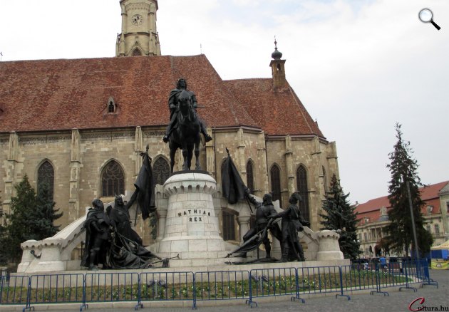 Fadrusz János: Mátyás király, Kolozsvár (Fotó: Cultura.hu)