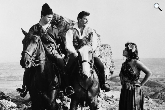 Szabó Gyula, Zenthe Ferenc és Pécsi Ildikó A Tenkes kapitányában (Mardarchív)