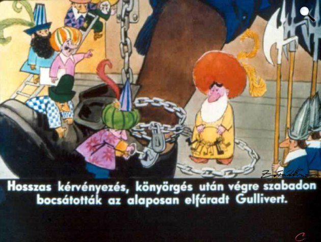 Zórád Ernő - Jonathan Swift: Gulliver Lilliputban 25. (Fotó: zoraderno.hu)