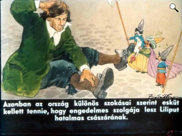 Zórád Ernő - Jonathan Swift: Gulliver Lilliputban 26. (Fotó: zoraderno.hu)
