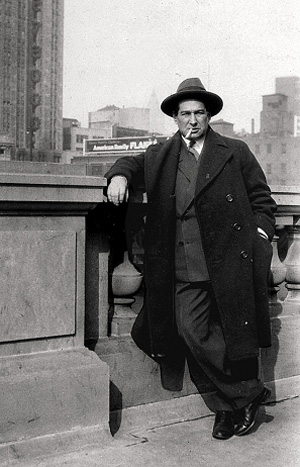 Egon Erwin Kisch író, riporter Chicagóban (Fotó: egon-erwin-kisch.de)