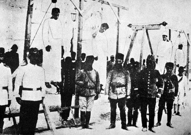Örmény genocídium (népírtás) Törökországban, 1915. (Fotó: sendika.org)