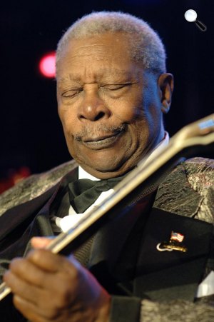 B.B. King bues-zenész