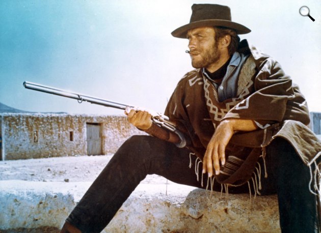 Clint Eastwood színész, rendező, Egy maroknyi dollárért, (Fotó: Listal.com)