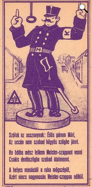 Humor a köbön, plakát, OSZK