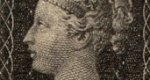 Az első Penny Black bélyeg, 1840. (Fotó: Wikipédia)