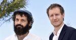 Nemes Jeles László és Röhrig Géza a Saul fia című filmjük bemutatóján Cannes-ban (Fotó: MTI)