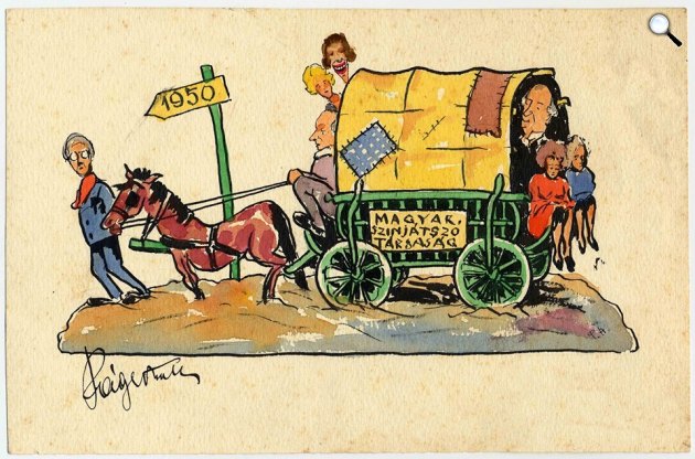 Dél-Amerikai Magyar Színjátszótársaság Páger Antal rajzán, 1950