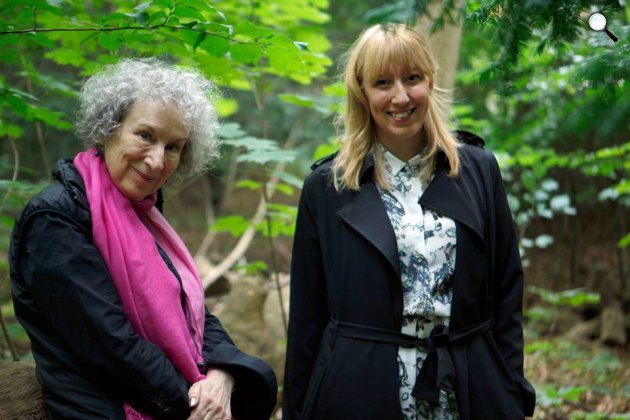 Margaret Atwood író és Katie Paterson, a Future Library-projekt vezetője (Fotó: The Future Library)