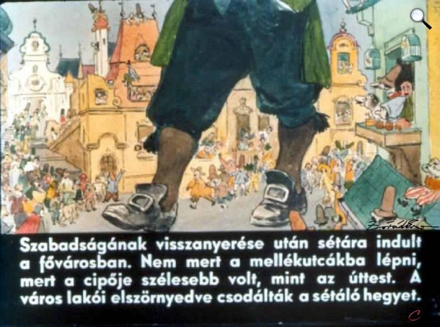 Zórád Ernő - Jonathan Swift: Gulliver Lilliputban 27. (Fotó: zoraderno.hu)