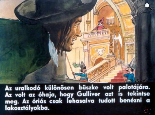 Zórád Ernő - Jonathan Swift: Gulliver Lilliputban 28. (Fotó: zoraderno.hu)