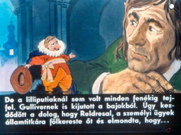 Zórád Ernő - Jonathan Swift: Gulliver Lilliputban 29. (Fotó: zoraderno.hu)