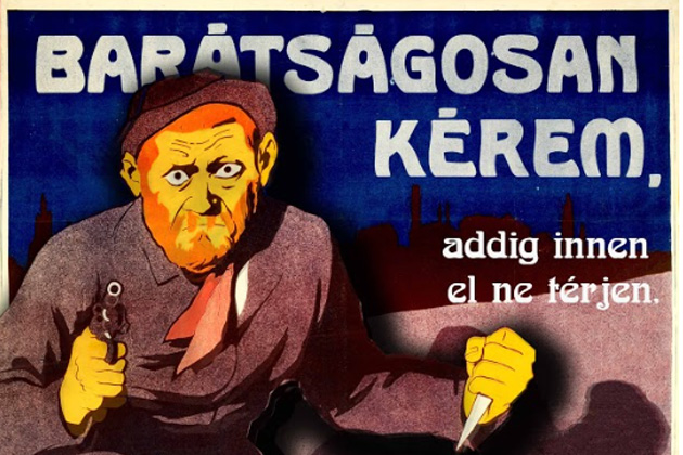 Humor a köbön, plakát, OSZK