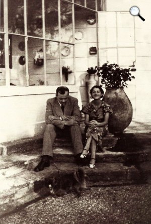 Antoine de Saint-Exupéry,  A kis herceg szerzője és felesége, Consuelo (Fotó: Listal.com)